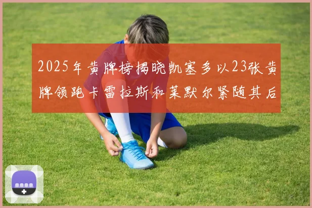2025年黄牌榜揭晓凯塞多以23张黄牌领跑卡雷拉斯和莱默尔紧随其后