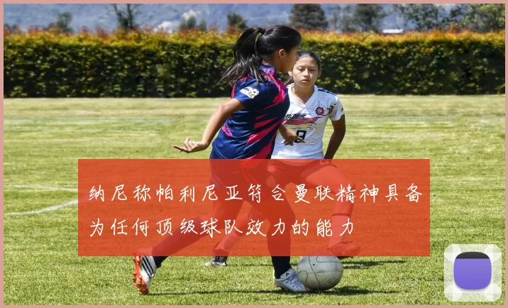 纳尼称帕利尼亚符合曼联精神具备为任何顶级球队效力的能力